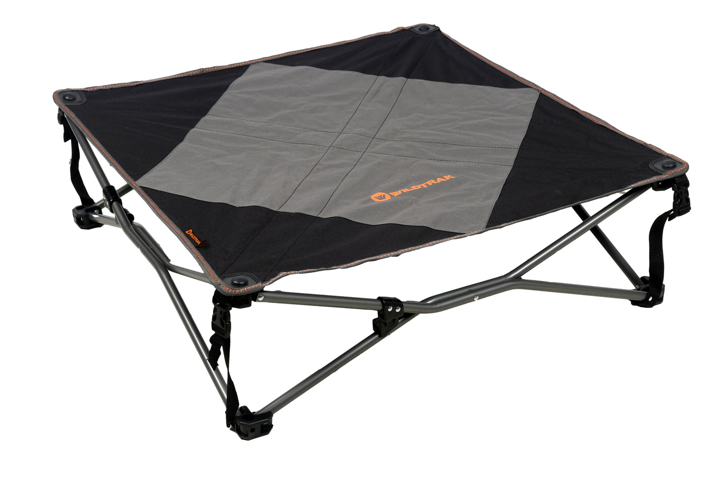 WILDTRAK™ XL Deluxe Pet Bed, Foldable, Removable & Washable Cover, Adjustable Tension Straps, Carry Bag with Shoulder Strap