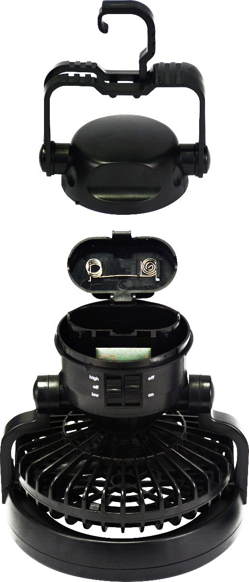 PORTABLE 2 IN 1 LED LIGHT AND FAN