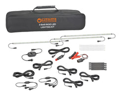 Wildtrak™ Luminte 300, 3x Rigid Bar LED Waterproof Lighting Kit with Carry Bag
