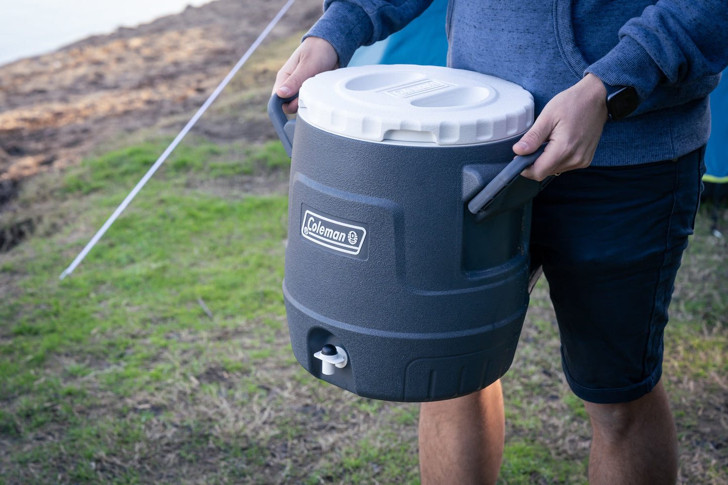 Coleman™ Extreme 10L Daintree Keg Grey with Heavy Duty Carry Handles and Tap