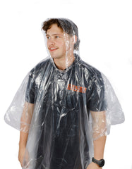 Emergency Poncho with Hood 2 Pack