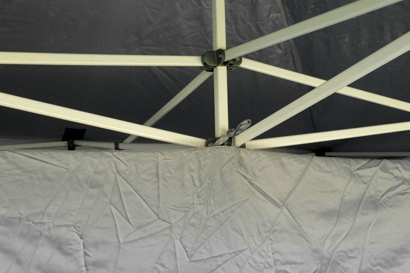 Wildtrak™ 3m Gazebo Ultra Fine Mesh Inner Tent, Large Double D Zippered Doors, Insect Protection Playroom with Pegs and Carry Bag - UNIVERSAL FITS MOST 3M GAZEBOS