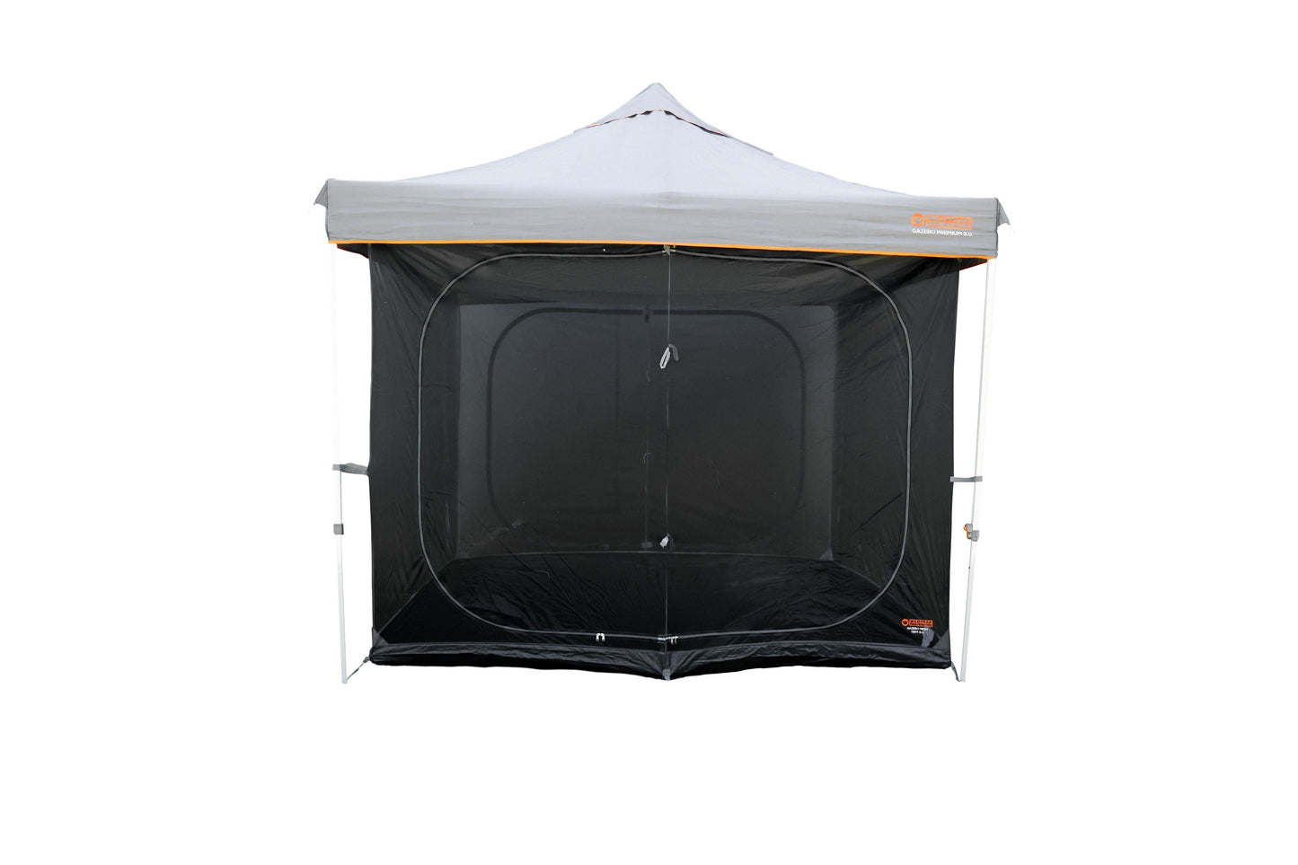 Wildtrak™ 3m Gazebo Ultra Fine Mesh Inner Tent, Large Double D Zippered Doors, Insect Protection Playroom with Pegs and Carry Bag - UNIVERSAL FITS MOST 3M GAZEBOS