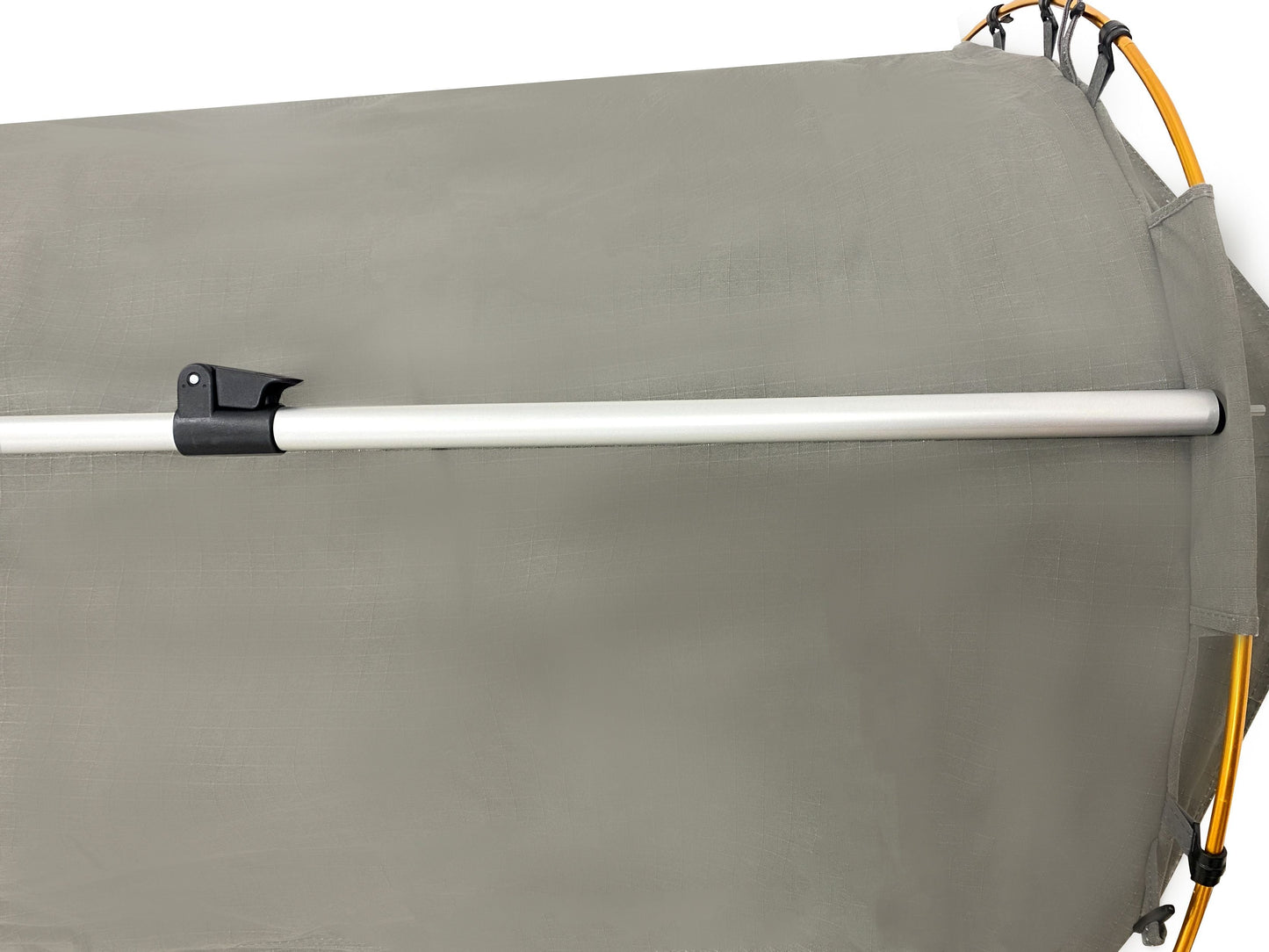 Wildtrak™ King Single Trakker Easy Setup Swag 420gsm Heavy Duty Ripstop Canvas, Ultra Fine Mesh, Aluminium Poles, High Density Foam Mattress, Weatherproof, Durable, Carry Bag with Handles 90x210cm
