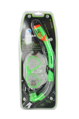 KEPPEL KIDS MASK AND SNORKEL SET - BRIGHT GREEN