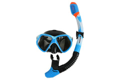 HAYMAN ADULT SILICON MASK AND SNORKEL SET - GREY RED OR BLUE