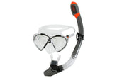 HAYMAN ADULT SILICON MASK AND SNORKEL SET - GREY RED OR BLUE