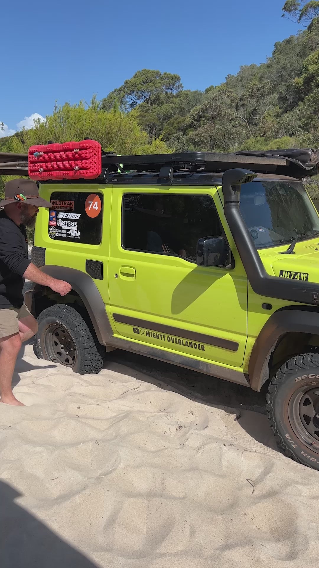 Wildtrak™ 160W Folding Solar Blanket (A-Grade with ETFE Coating, Built in Stand, IP65 Waterproof & Carry Bag) for Off-Grid Living, Camping, 4WD & Caravan Adventures