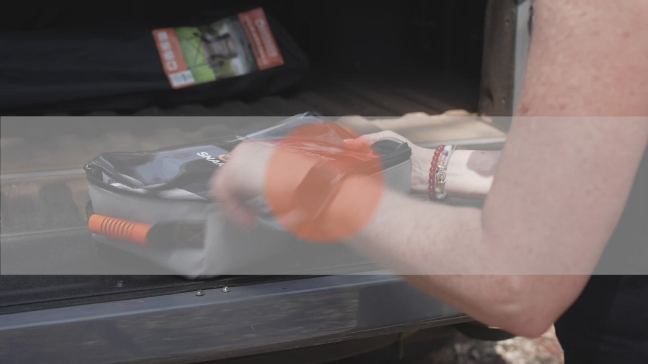 Large Clear Top Storage Bag for Camping and 4WD Off-Roading - Heavy-Duty 400GSM Ripstop Canvas