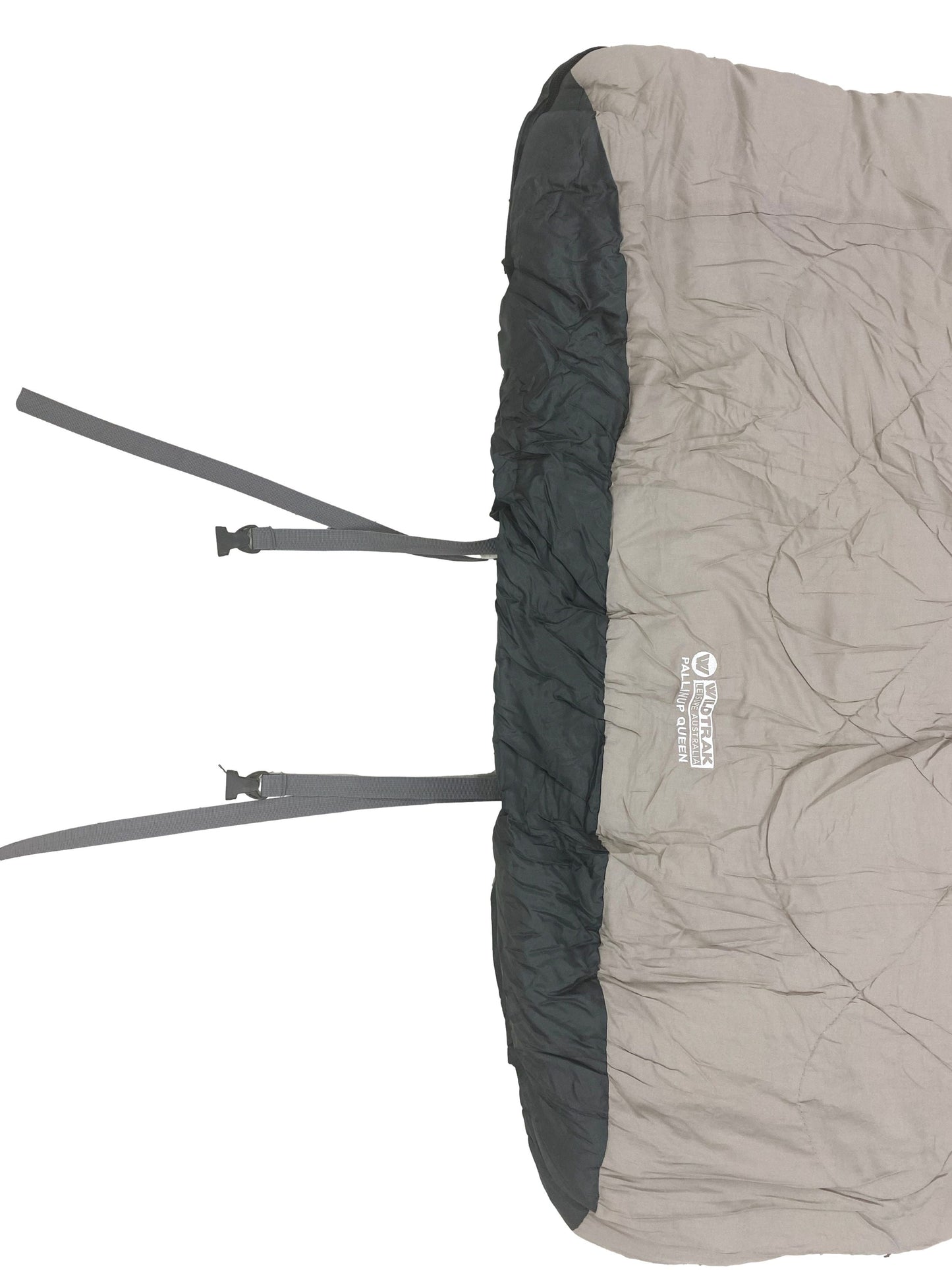 Wildtrak™ Pallinup Queen Comfort Cuffed Sleeping Bag, 0-5°C, Flannel Inner, Hardwearing Cotton Outer, Auto Lock Zips, Sewn-through Contruction, Sewn-in Storage Pocket, Storage Bag with Compression Straps, 152 x 200cm