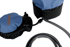 HEAVY DUTY 15L PORTABLE SHOWER BAG WITH FOOT PUMP