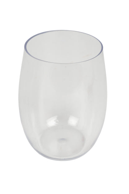 Wildtrak™ Stemless Wine Glasses, 4 Pack, Tritan Shatter-Proof Plastic, BPA Free & Lightweight
