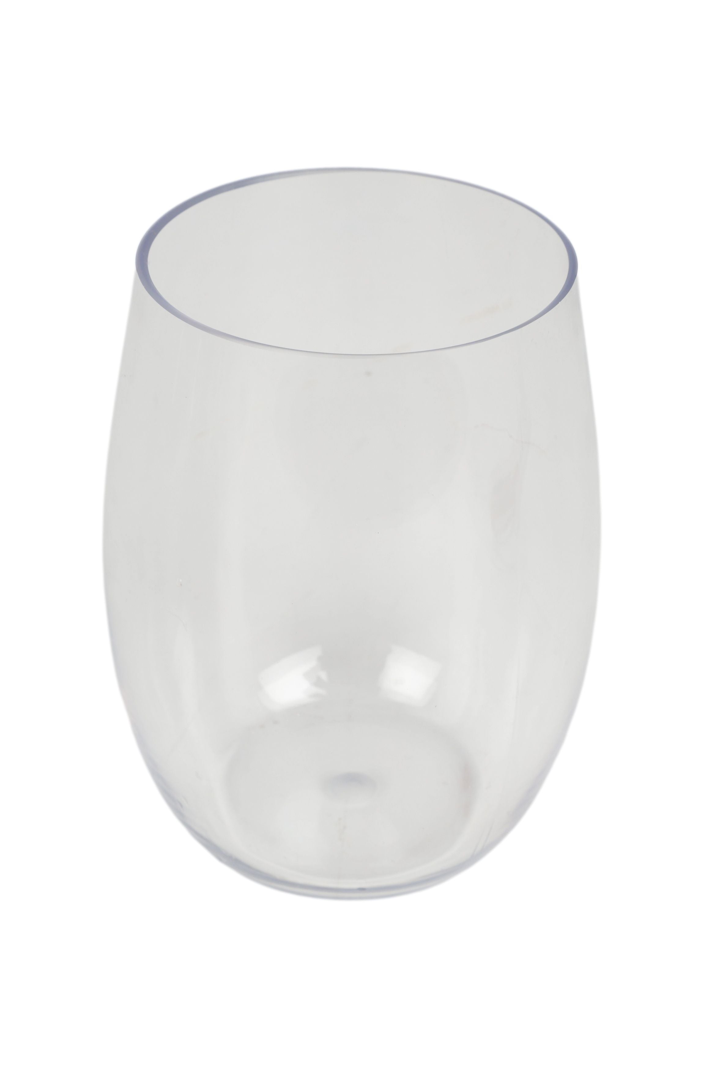 Wildtrak™ Stemless Wine Glasses, 4 Pack, Tritan Shatter-Proof Plastic, BPA Free & Lightweight