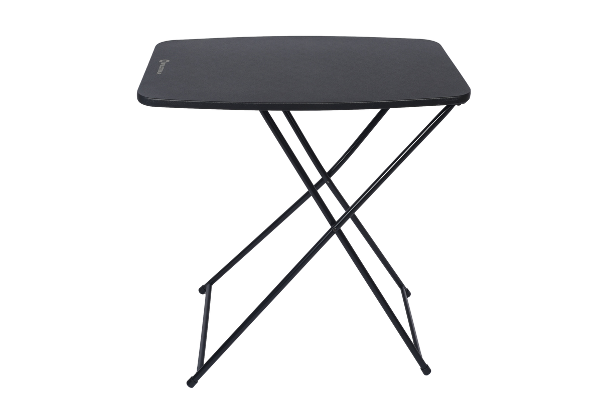 Wildtrak™ Utility Table, Compact, Lightweight, Blow Mould Resin, Adjustable Height, Folds Flat, Waterproof, Great for Camping Outdoors, 66x46x71cm