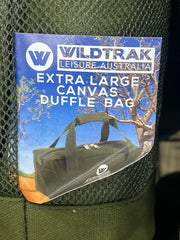 Extra large canvas duffle