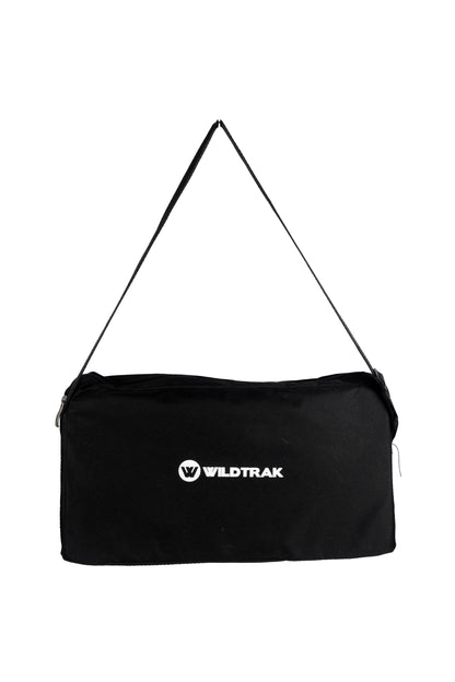 Wildtrak™ Frontier 39cm Heavy Duty 304 Grade Stainless Steel Folding BBQ Firepit with Adjustable Grill includes Canvas Storage Carry Bag with Handles