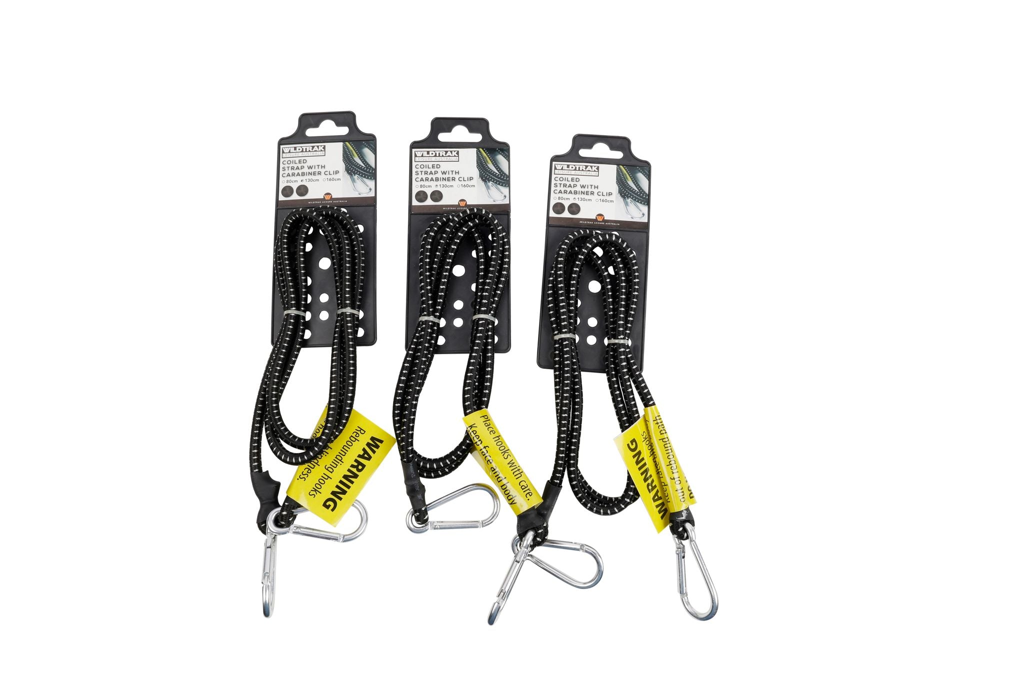 Wildtrak™ 3 Size Bungee Strap with Carabiner