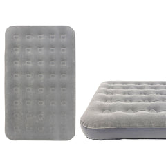 DOUBLE COIL BEAM FLOCKED AIRBED