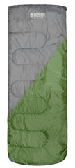 Wildtrak™ Gibb Sleeping Bag, 10-15°C, Breathable Lining, Auto Locking Zip, Sewn-through Construction, Sewn in Pocket, Hanging Loop (70 x 180cm)