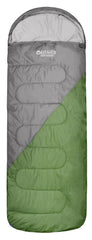 Wildtrak™ Gibb Hooded Sleeping Bag, 10-15°C, Breathable Lining, Auto Locking Zip, Sewn-through Construction, Sewn in Pocket, Hanging Loop (70 x 215cm)