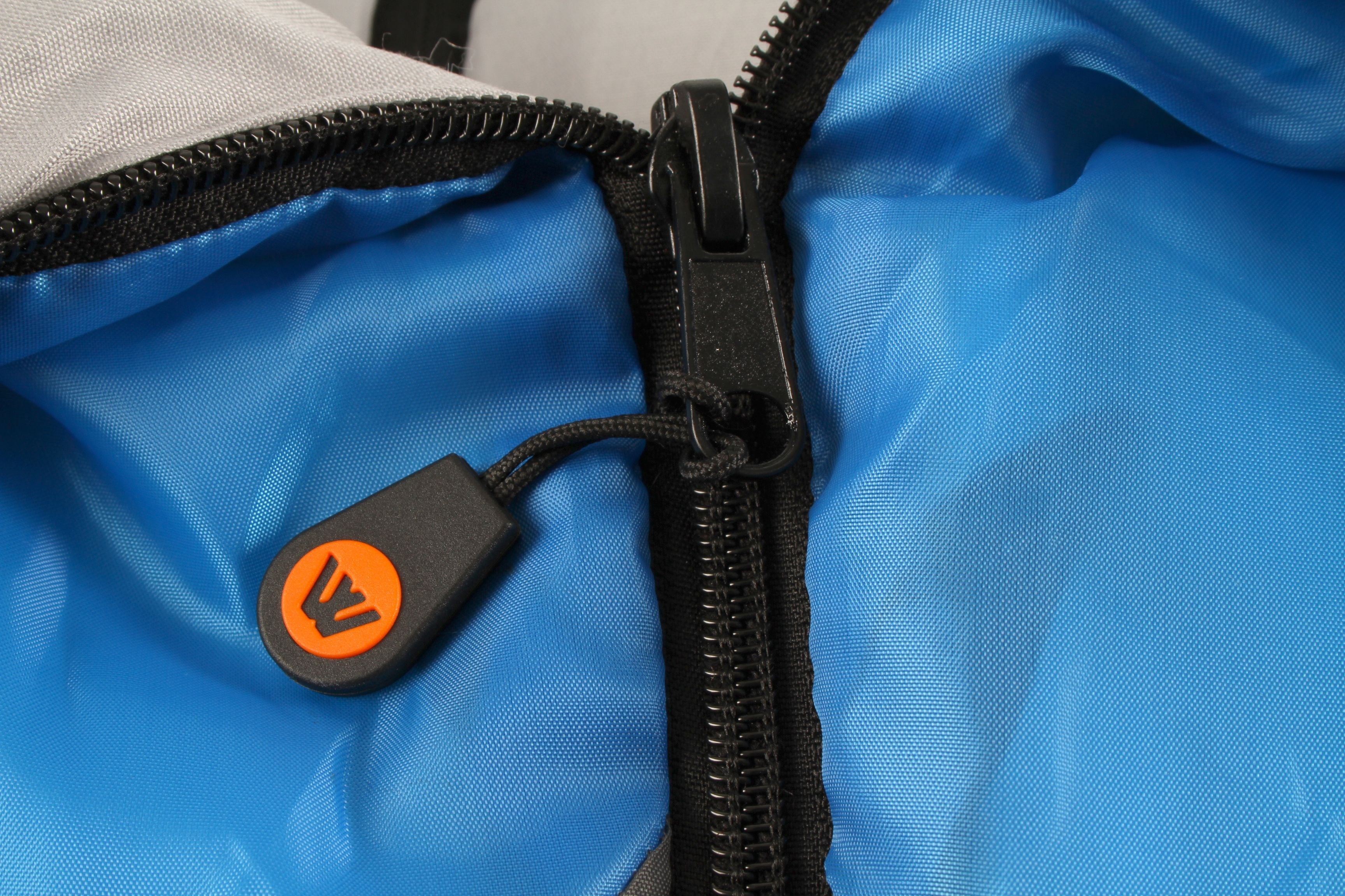 Wildtrak™ Gascoyne Twin Hooded Sleeping Bag, 5-10°C, Single or Double, Breathable Lining, Polyester Ripstop Outer, Auto Lock Zips, Sewn-in Storage Pocket, Hanging Loop, Storage Bag, 90x230cm