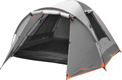 Wildtrak™ Tanami Series II 3V Dome Tent with Front Vestibule, Easy Assemble, Heavy Duty Floor, Shock Corded Fibreglass & Steel Poles, Ultrafine Mesh, J Hook Connections, Airlite Vents, Waterproof Fly, Carry Bag with Handles