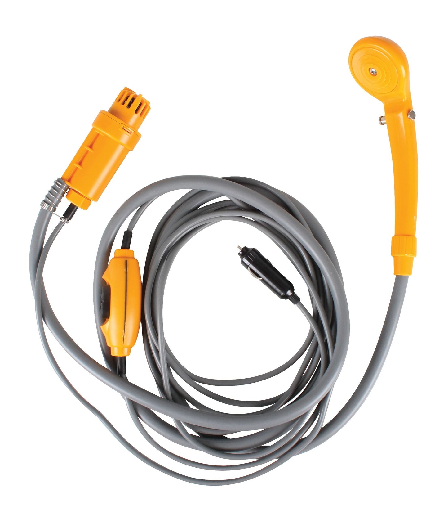 Wildtrak™ 12V Portable Camp Shower, 2m Hose, Adjustable Flow