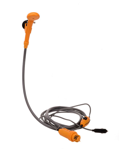 Wildtrak™ 12V Portable Camp Shower, 2m Hose, Adjustable Flow