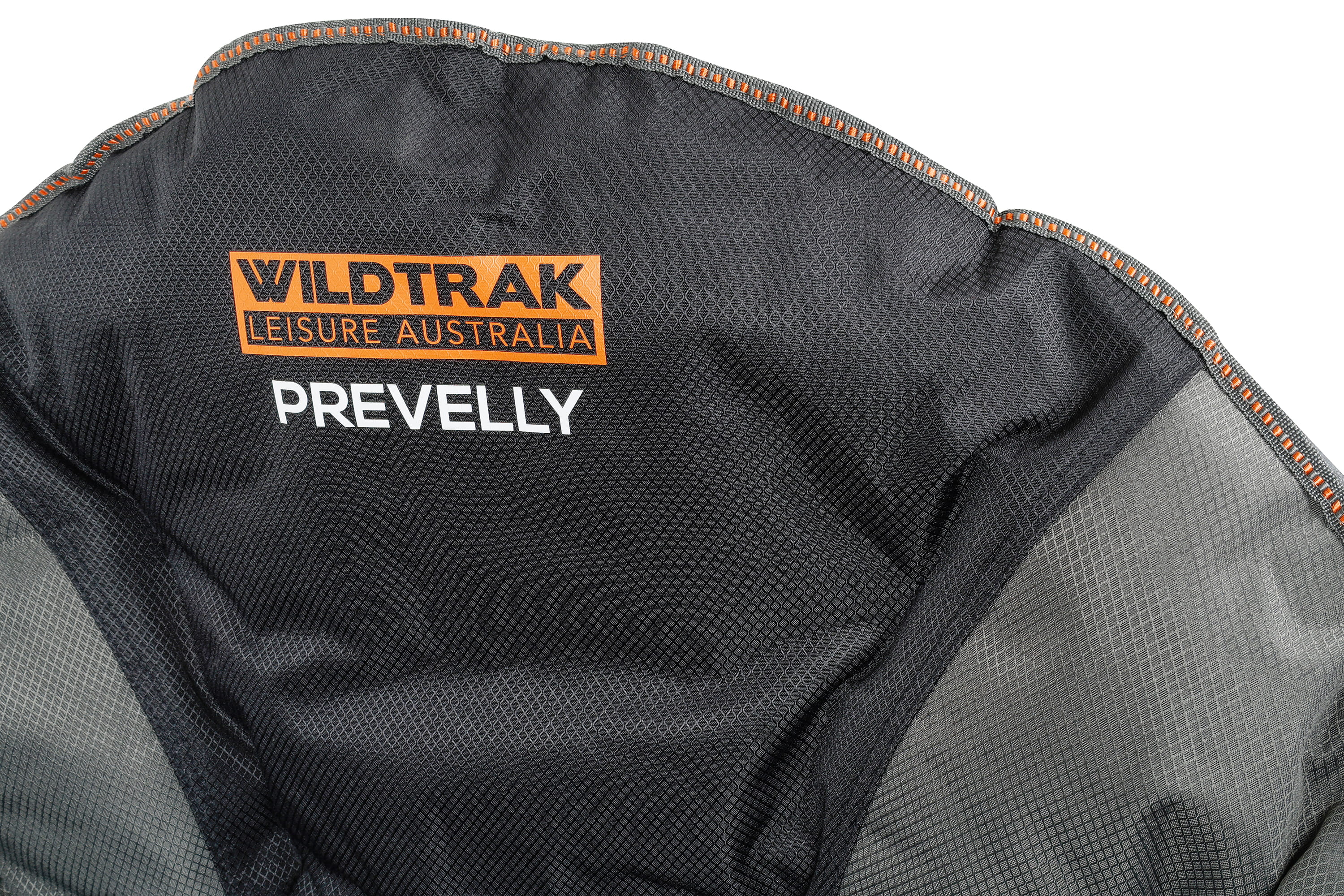 WILDTRAK™ Deluxe Prevelly Foldable Camp Chair, Fully Cushioned, Extra Wide Comfort Seat, Drink Holder, Weight Rated 136kg, Carry Bag with Shoulder Strap