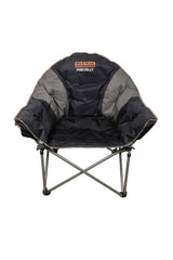 WILDTRAK™ Deluxe Prevelly Foldable Camp Chair, Fully Cushioned, Extra Wide Comfort Seat, Drink Holder, Weight Rated 136kg, Carry Bag with Shoulder Strap