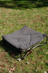 WILDTRAK™ Folding Deluxe Pet & Dog Bed (for Home or Camping), Washable Cover, Carry Bag with Shoulder Strap, 60KG Rating