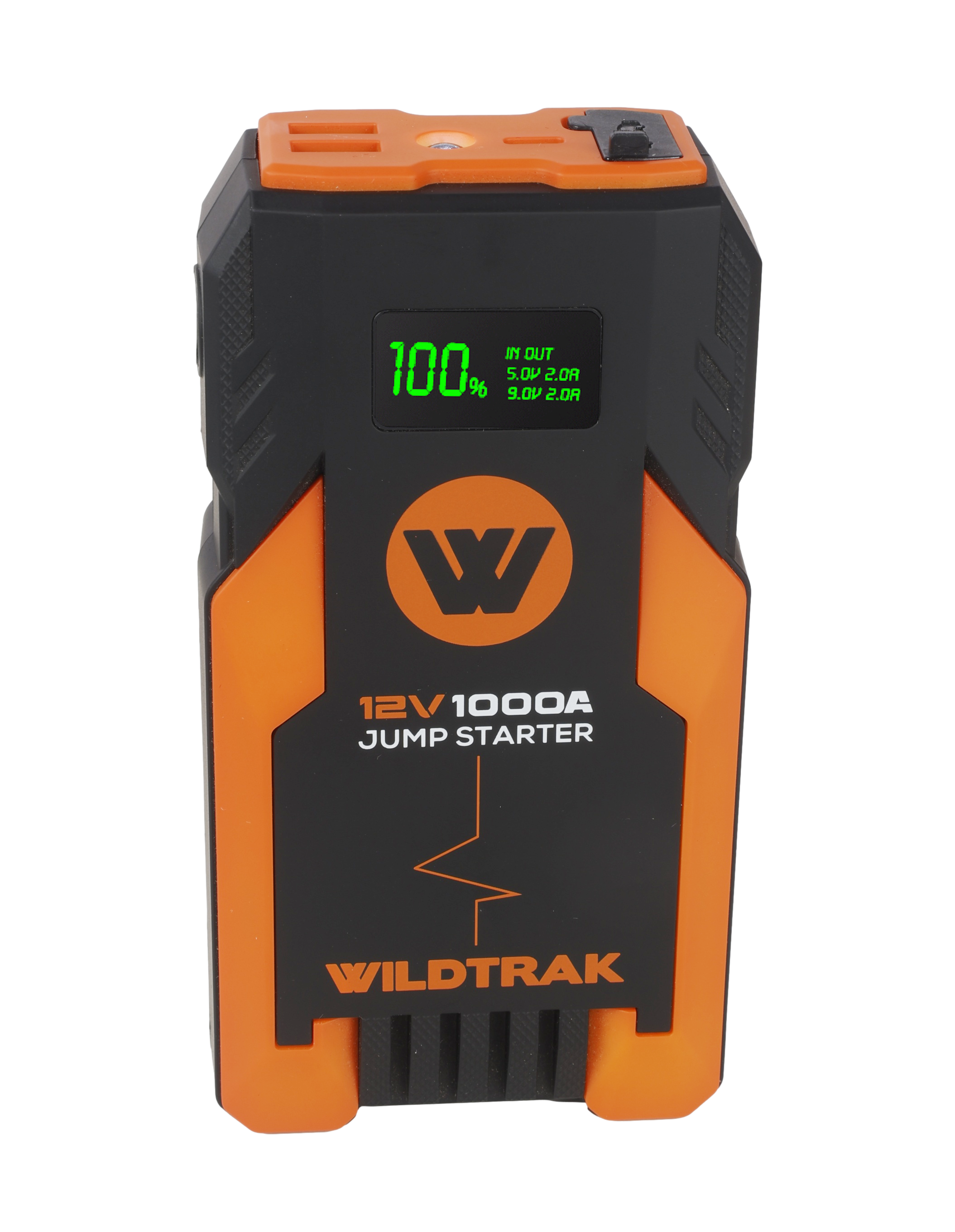 Wildtrak™ 1000A 12KMAH HP Lithium Car and 4WD Jump Starter (Petrol & Diesel) with Hard Case and USB Port