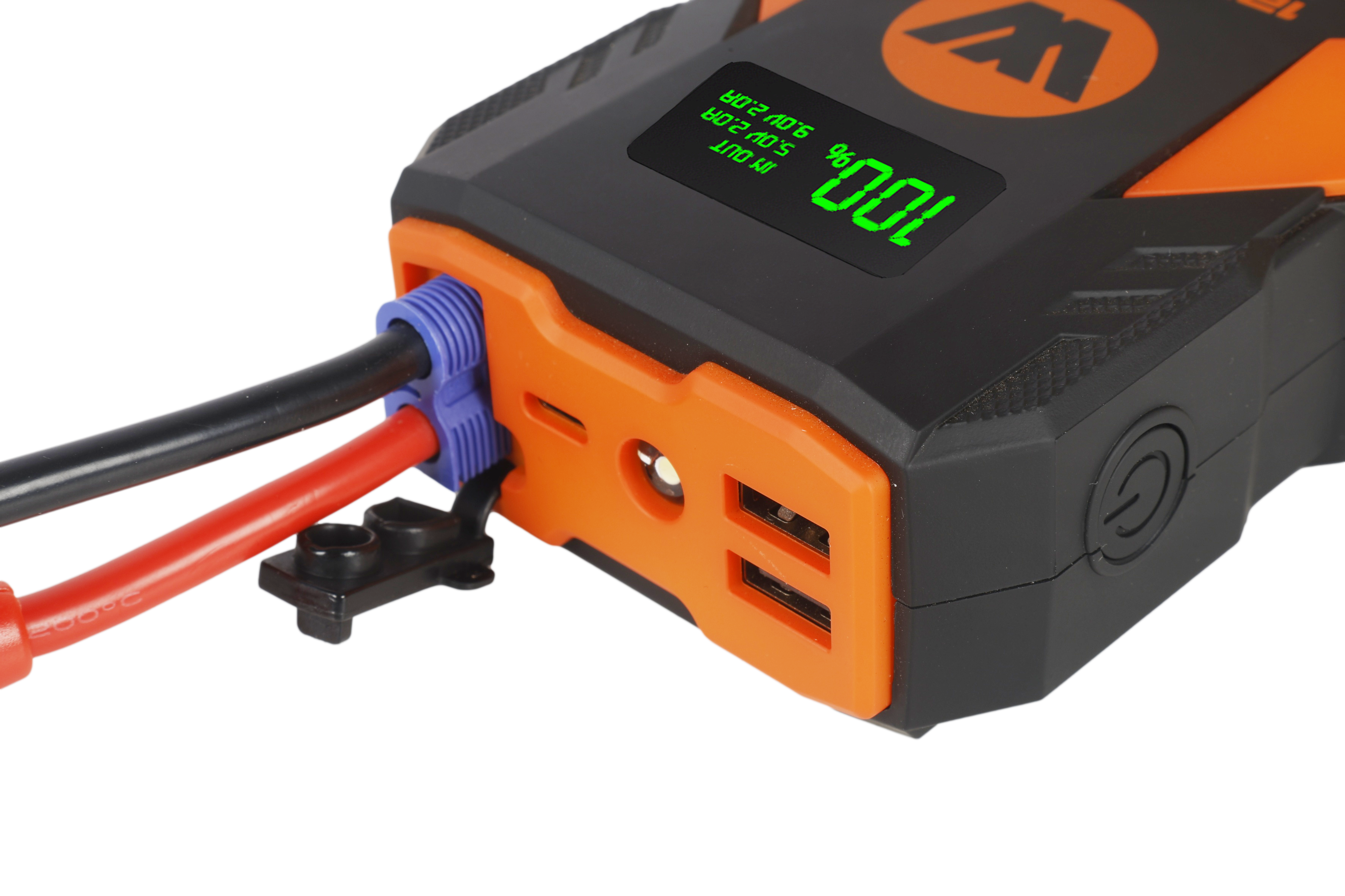 Wildtrak™ 1000A 12KMAH HP Lithium Car and 4WD Jump Starter (Petrol & Diesel) with Hard Case and USB Port