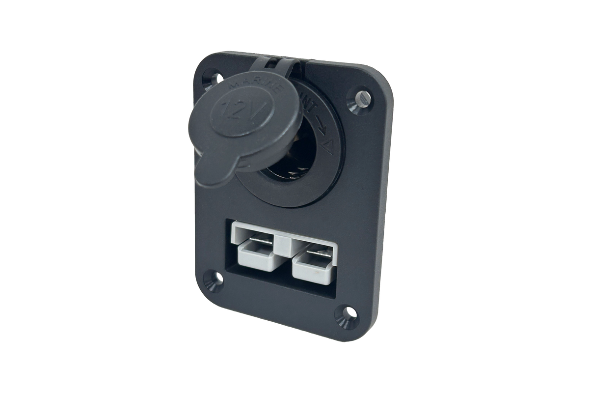 50A ANDERSON STYLE CONNECTOR PANEL MOUNT WITH CIG SOCKET