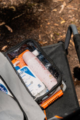 Small Clear Top Storage Bag for Camping and 4WD Off-Roading - Heavy-Duty 400GSM Ripstop Canvas