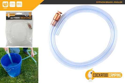 1.5m Brass Jiggler Syphon Liquid Transfer Pump