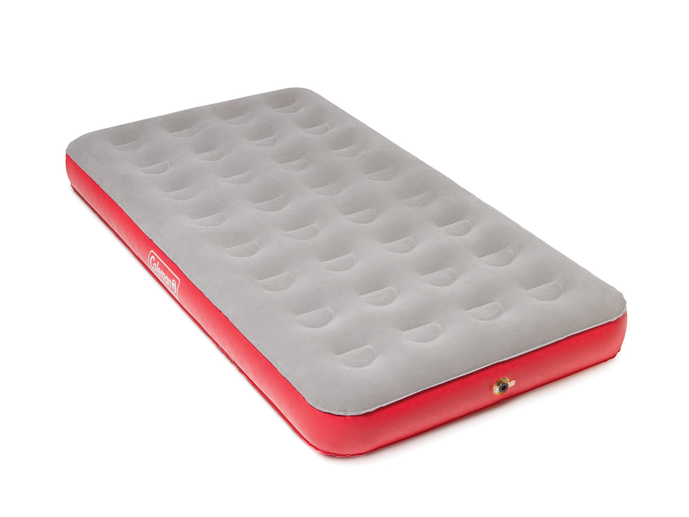 Coleman™ XL Single Quickbed Plus Air Mattress, Heavy Duty PVC , Soft Plush Rayon Flocked Top, Double Lock Valve,  187x 99 x24cm