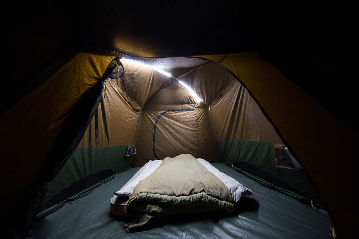 Coleman™ Northstar Series Instant Up 4 Person Tent, Rip Stop Fabric, 2 Minute Setup, Darkroom Technology, Weathertec™ System, Integrated Strip Light