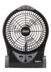 Coleman™ 240V/12V Rechargeable Lithium Ion Fan with LED Lights 6 Inch/15cm