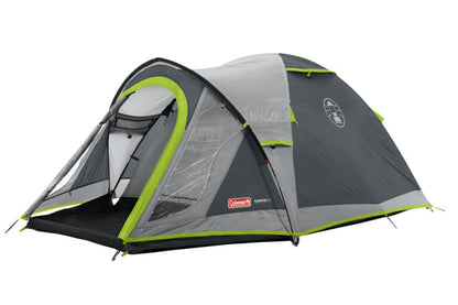 Coleman™ Darwin 3 Person Tent SPF50, Fire Retardant Material, WeatherTec™ System, Fibreglass Poles, Sewn-in Groundsheet, Carry Bag