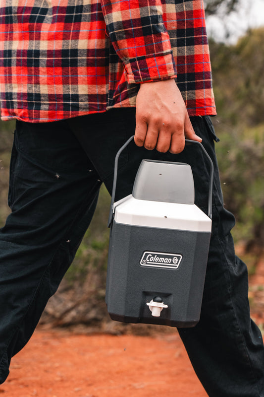 Coleman™ Extreme Cooler Jug 2.7L Grey with Carry Handle Drinking Cup Cap