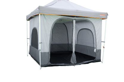 Wildtrak™ 3m Gazebo Inner Tent, Waterproof, Large Double D Zippered Doors, Pegs and Carry Bag - UNIVERSAL FITS MOST GAZEBOS