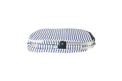 Good Vibes™ Insulated Market Cooler Bag, Aluminium Frame, Fully Zipped, Collapsible - Mediterranean