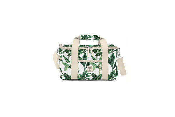 DELUXE 15 CAN COOLER BAG 20X34X20CM BOTANICAL