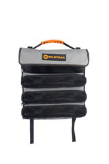Large Hangable Camping Storage Organiser Utility Roll for Toiletries, Kitchen Utensils, Tools & More - 400gsm Ripstop Canvas (60x40cm)