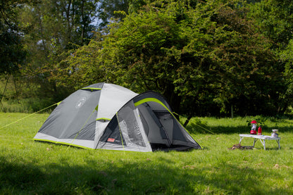 Coleman™ Darwin 3 Person Tent SPF50, Fire Retardant Material, WeatherTec™ System, Fibreglass Poles, Sewn-in Groundsheet, Carry Bag