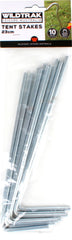 Wildtrak™ 10 Pack Stainless Steel Tent Pegs 23cm