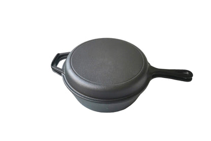 Wildtrak™ 3.2 Quart Pre-Seasoned Cast Iron 2in1 COMBO Cooker