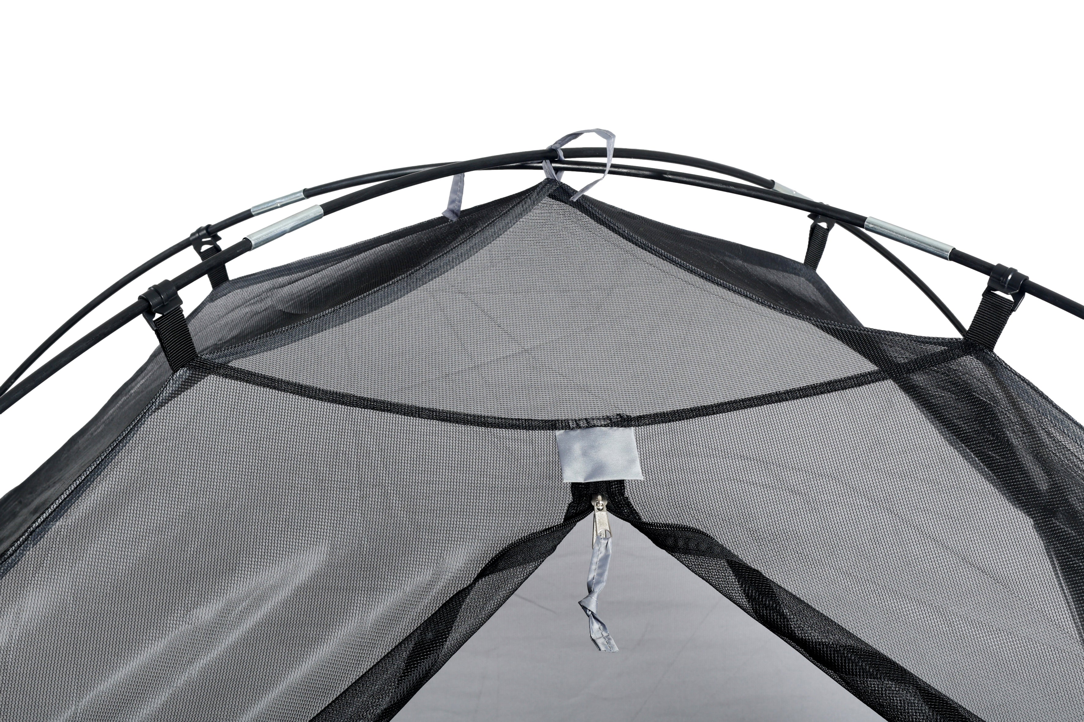 Wildtrak™ Tanami Series II 3P Dome Tent, Easy 1 Person Assemble, Heavy Duty Floor, Shock Corded Fibreglass & Steel Poles, Ultrafine Mesh, J Hook Connections, Airlite Vents, Silver Coated Waterproof Fly, Carry Bag with Handles
