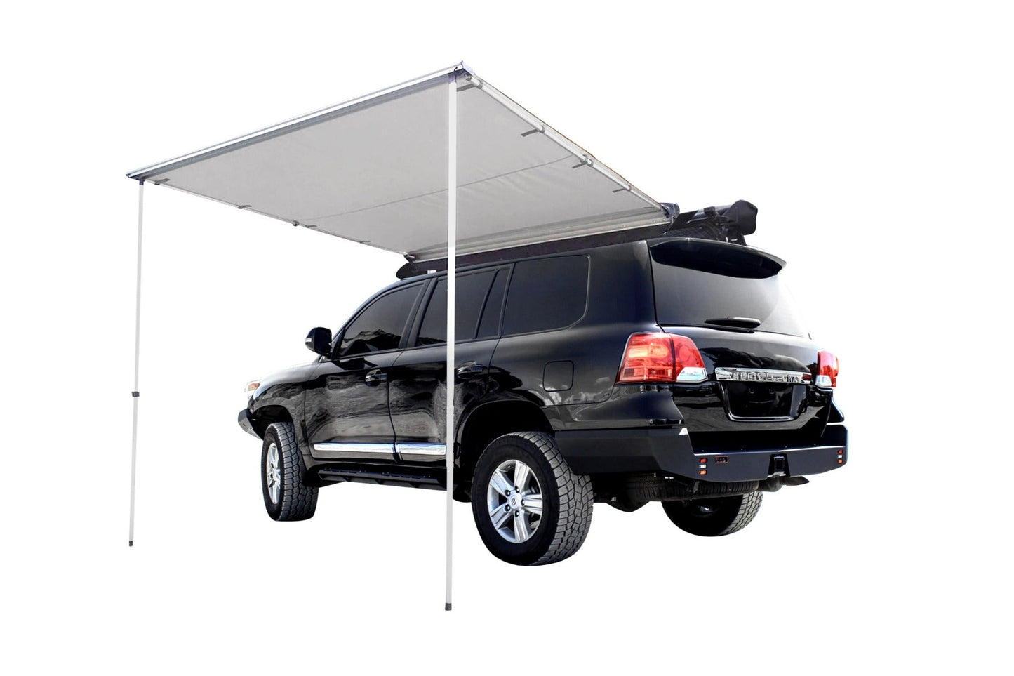 Wildtrak™ Deluxe 2.5x2.5m 4WD Awning, Waterproof, UPF 50+, 600D Ripstop Canvas, Adjustable Height, inc PVC Cover with Zipper